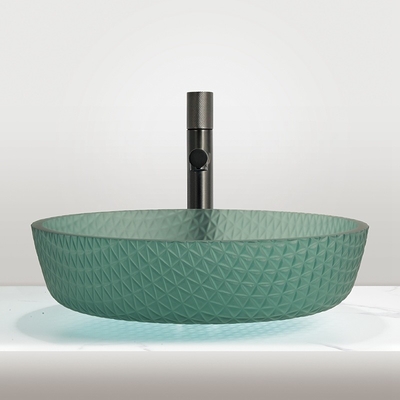 Cubo de baño Cubierta de vidrio Cubo de lavado impermeable 45mm 1.75 pulgadas Agujero de drenaje