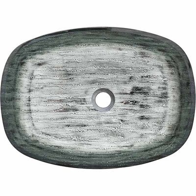 fregadero rectangular grande del buque de la última de lavado a mano del dren de 45m m longitud del lavabo 40m m