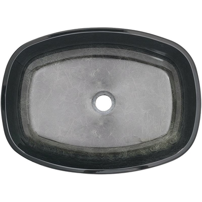 Grabado de cristal resistente del color verde del lavabo de la sobremesa del rasguño moderno