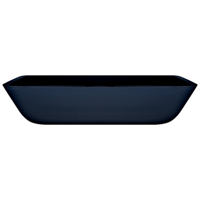 Lavabo negro de cristal moderado 12m m Matt Counter Top Bowl Sink ácido del color