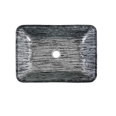 Negro del titanio/Gray Bathroom Wash Basins L460 * W330 * fregadero negro rectangular del buque de H105mm