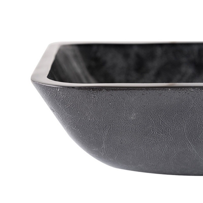 Pulgada verde oscuro Gray Onyx Handmade Rectangular de los lavabos 18 del cuarto de baño