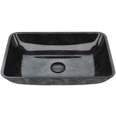 Pulgada verde oscuro Gray Onyx Handmade Rectangular de los lavabos 18 del cuarto de baño