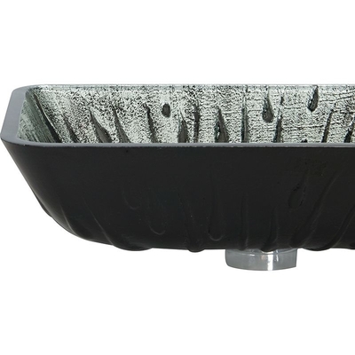 Mano del derretimiento de Gray Rectangular Vessel Sink Hot que dibuja el fregadero de cristal moderado de la vanidad