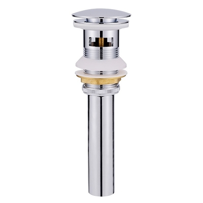 La bomba de dren de plata de las aguas residuales 45m m Dia Washbasin Faucet Pop Up drena la plata cromada
