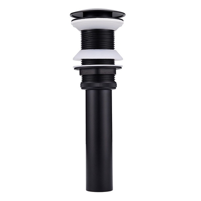 Estallido encima del lavabo Matt Black Finish del lavabo del fregadero del grifo de la bomba de dren de la basura del latón del agua