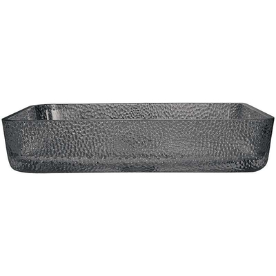 Cuarto de baño ahumado 105m m liso del cuenco de Grey Rectangular Vessel Sinks Wash