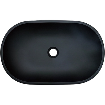 Final anti formado oval negro del moho del cuarto de baño del fregadero del buque