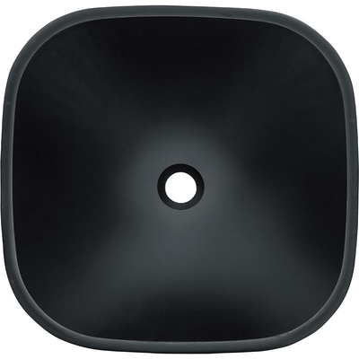 El negro ácido de la sobremesa de Matt Square Bowl Bathroom Sink moderó la encimera anti de cristal del moho