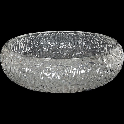 Buque 170m m Crystal Clear Countertop Mounted del fregadero del cuarto de baño del cuenco de la ronda de la forma de la bola