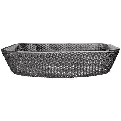 Lavabo de mano del lavado de la encimera 400m m 12m m Gray Color For Dining Room grueso