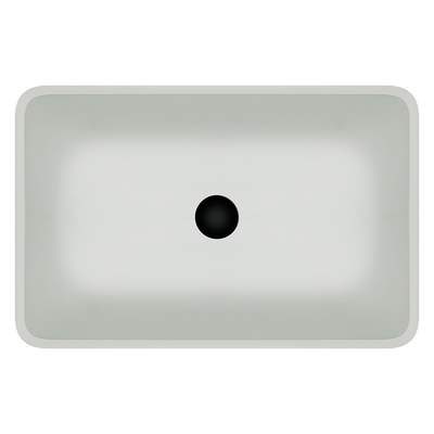Lavabos laqueados del cuarto de baño rectangular blanco moderada 18 pulgadas del fregadero de cristal