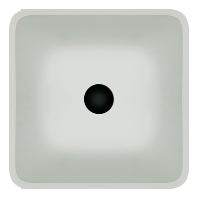 Los lavabos del cuarto de baño del Super Clear moderaron el cuenco cuadrado inconsútil blanco de cristal del fregadero