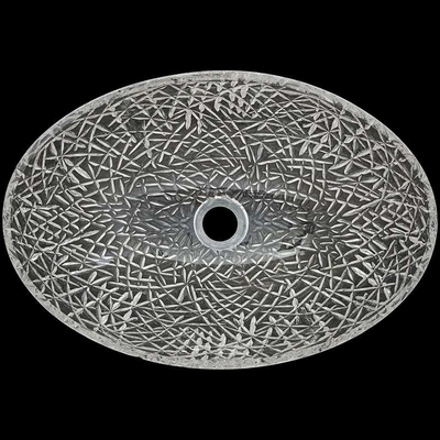 Último fregadero oval del cuarto de baño del lavabo de lavado a mano 19,6 pulgadas * diseño de Italia de 14,2 pulgadas artístico