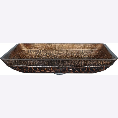 El buque rectangular grande hunde el dibujo caliente de la mano del derretimiento del cuarto de baño