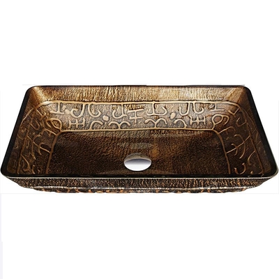 El buque rectangular grande hunde el dibujo caliente de la mano del derretimiento del cuarto de baño