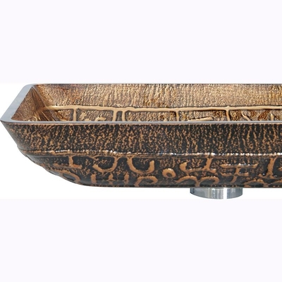 El buque rectangular grande hunde el dibujo caliente de la mano del derretimiento del cuarto de baño