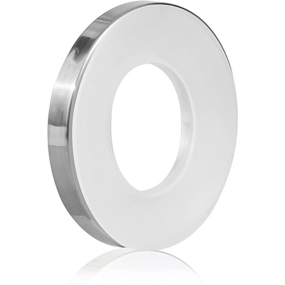 Fregadero de plata cromado del buque de los accesorios del lavabo que monta a Ring For Home Bathroom