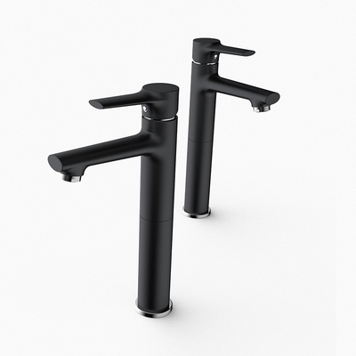 Grifo resistente a la corrosión del fregadero del buque de Chrome del agujero de los accesorios del lavabo del sólido de latón solo