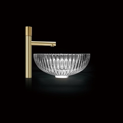 Tipo de cristal lavabo del cuenco del buque para el rasguño comercial resistente