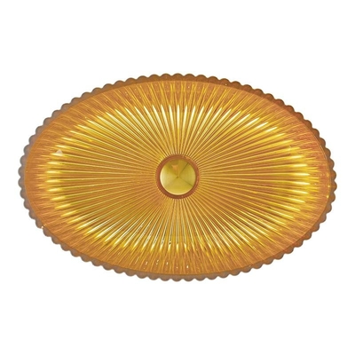 Altura interior del buque del OEM del color oro de cristal robusto 135m m de los lavabos 18k