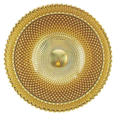 el cuarto de baño de cristal del color oro del lavabo 18K del agujero de dren de 45m m se hunde para el hotel casero