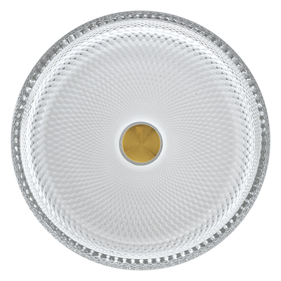 grueso Crystal Clear Glass Vessel Basins de 12m m para la oficina Art Deco Round Shape