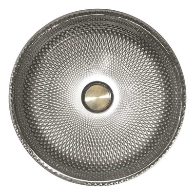 Fregadero oscuro del lavado de la vanidad de Grey Crystal Glass Vessel Sinks Bathroom sobre contador