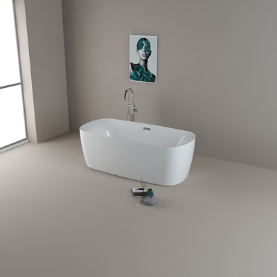 Cubo de baño independiente certificado CUPC para instalación en el hogar Cubo de remojo de forma rectangular
