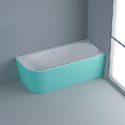 Fresco acrílico bañera de pie libre Blanco Color personalizado para el baño