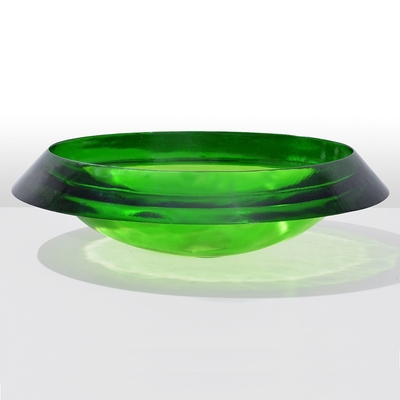 Cuencas de recipientes de vidrio de vidrio de vidrio de vidrio de vidrio de vidrio verde